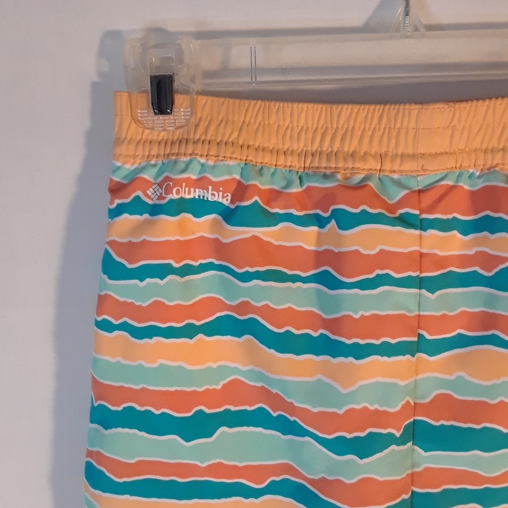Columbia Omni Shade orange and teal girl's skort - Picture 5 of 13